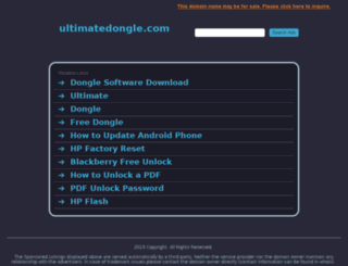ultimatedongle.com screenshot