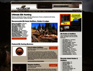 ultimateelkhunting.com screenshot