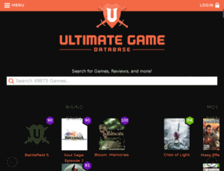 ultimategamedb.com screenshot