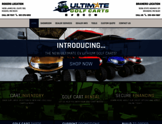 ultimategolfcarts.com screenshot
