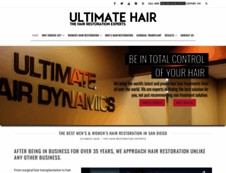 ultimatehairdynamics.com screenshot