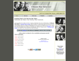 ultimatehairsalon.com screenshot