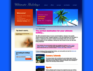 ultimateholidays-worldwide.com screenshot