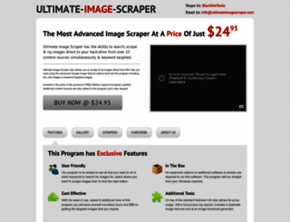 ultimateimagescraper.com screenshot