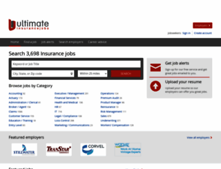 ultimateinsurancejobs.com screenshot