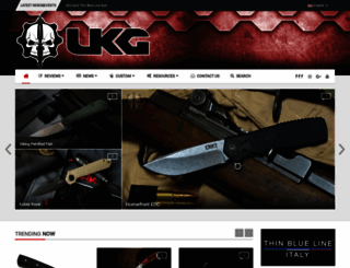 ultimateknivesandgear.com screenshot