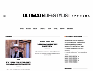 ultimatelifestylist.com screenshot