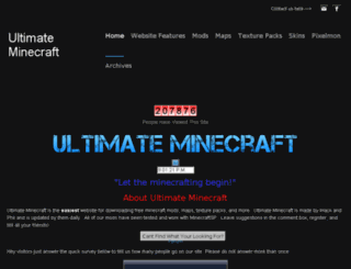 ultimateminecraftlj.weebly.com screenshot