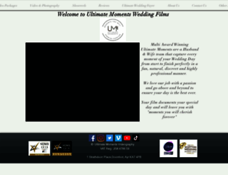 ultimatemomentsvideography.co.uk screenshot