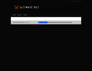 ultimaterec.leagueapps.com screenshot