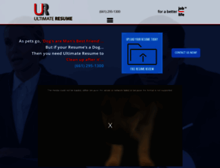 ultimateresume.net screenshot