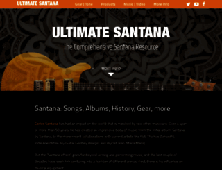 ultimatesantana.com screenshot