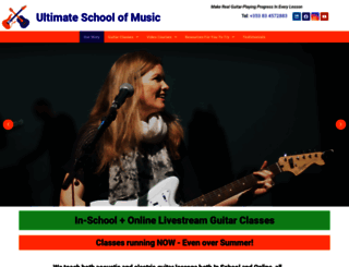 ultimateschoolofmusic.ie screenshot