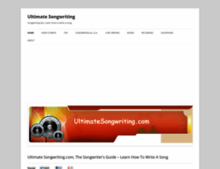 ultimatesongwriting.com screenshot