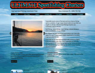 ultimatesportfishingcharters.com screenshot