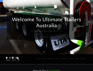 ultimatetrailersaustralia.com.au screenshot