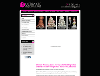 ultimateweddingcakes.net screenshot