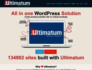ultimatumtheme.com screenshot