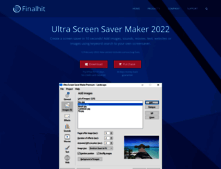 ultra-screen-saver-maker.com screenshot