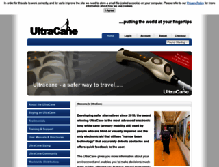 ultracane.com screenshot