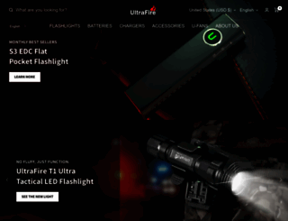 ultrafire.com screenshot