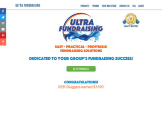 ultrafundraising.com screenshot