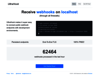 ultrahook.com screenshot