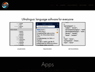 ultralingua.com screenshot