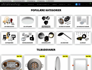 ultraluxshop.dk screenshot