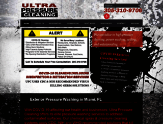 ultrapressurecleaning.com screenshot