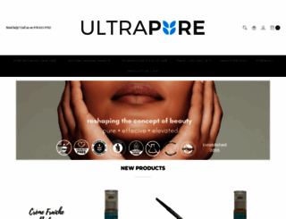 ultrapurecosmetics.com screenshot