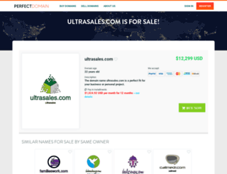 ultrasales.com screenshot