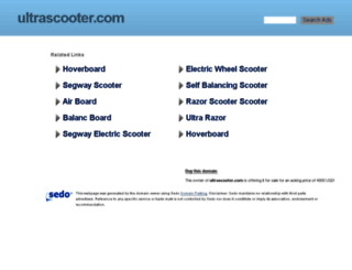 ultrascooter.com screenshot