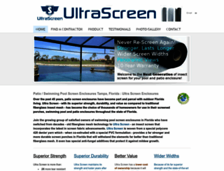ultrascreen.us screenshot