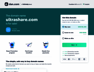 ultrashare.com screenshot