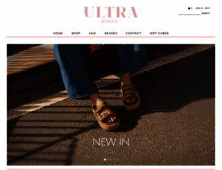 ultrashoes.co.nz screenshot