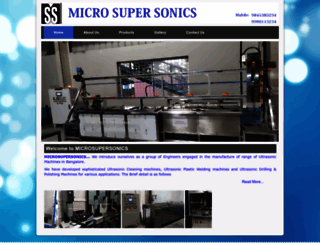 ultrasonicmachines.in screenshot