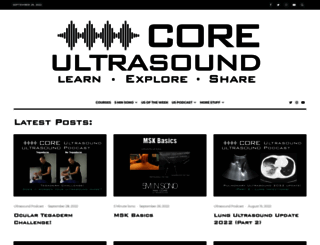 ultrasoundpodcast.com screenshot