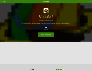 ultrasurf.apponic.com screenshot