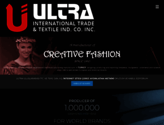 ultratekstil.com screenshot