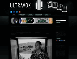 ultravox.org.uk screenshot