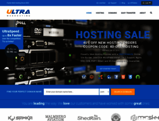 ultrawebsitehosting.com screenshot