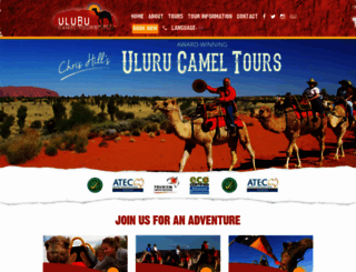 ulurucameltours.com.au screenshot