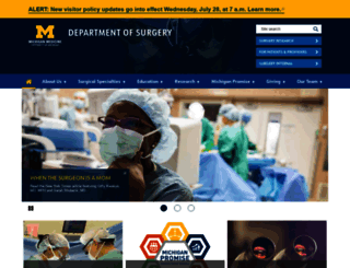 um-surgery.org screenshot