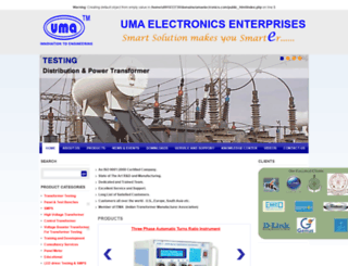 umaelectronics.com screenshot