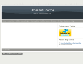umakantsharma.webs.com screenshot