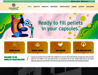 umangpharmaceuticals.com screenshot