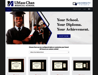 umassmed.universityframes.com screenshot