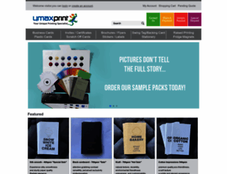 umaxprint.com.au screenshot