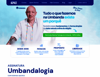 umbandaead.com.br screenshot
